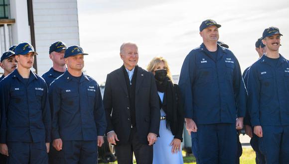 El presidente estadounidense Joe Biden y la primera dama Jill Biden se encuentran en Nantucket para pasar las vacaciones de Acción de Gracias. (Foto: Mandel Ngan / AFP)
