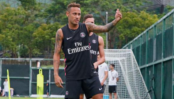 Neymar terminó las vacaciones y regresó a su equipo (Foto: PSG)