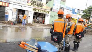 Aniego en San Juan de Lurigancho: Fuerzas Armadas realizan trabajos de limpieza [FOTOS Y VIDEO]