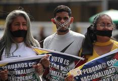 Venezolanos protestan en el frontis de su embajada en Lima por “obstáculos impuestos” para poder votar