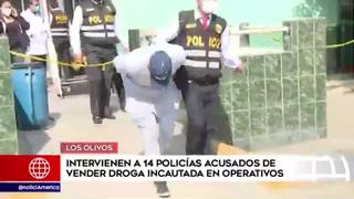 Los Olivos: intervienen a 14 policías acusados de traficar droga incautada