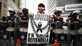 Protesta: Agoniza la prensa en Venezuela