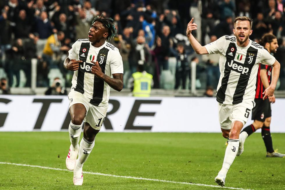 Juventus remontó y venció 2-1 al AC Milan por la Serie A. (AFP)