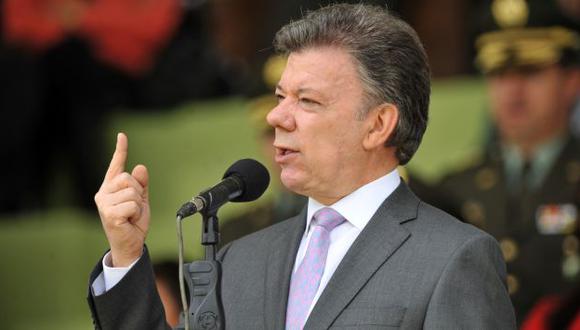 Juan Manuel Santos habló sobre las FARC. (AFP)