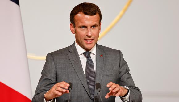 Emmanuel Macron, presidente de Francia, envió su felicitación a Pedro Castillo tras su proclamación como mandatario electo. (Foto: EFE)
