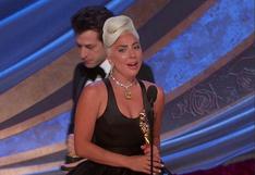 ¡Emocionada hasta las lágrimas! Lady Gaga llora tras ganar el Oscar por 'Shallow'