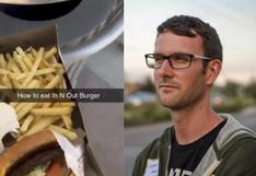 Sujeto desata la ira de las redes al tirar una hamburguesa a la basura como parte de una broma