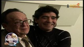 Mira el momento en el que Diego Maradona conoció a su ídolo ‘Chespirito’