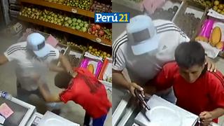 Carabayllo: Tres ladrones asaltan minimarket y disparan al administrador