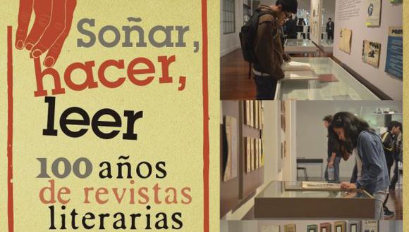 Exposición de revistas literarias en la Casa de la Literatura Peruana. (Difusión)