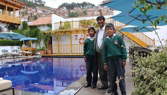 Premiaron a escolares cusqueños que realizaron campaña de forestación en su comunidad. (Andina)