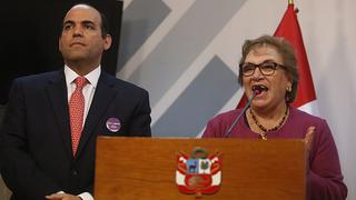 Fernando Zavala reiteró respaldo a la ministra de la Mujer