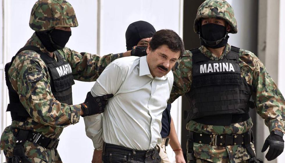 La captura del máximo líder del cártel de Sinaloa, Joaquín ‘El Chapo’ Guzmán, se llevó a cabo “sin un solo disparo” en una operación “impecablemente lograda” por la Marina en Mazatlán, detalló el fiscal general de México, Jesús Murillo. (AFP)