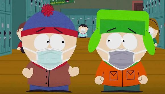 Eric Cartman, kenny McCormick, Stan Marsh, Kyle Broflovski, Butters Stotch, y los demás, lidiar con la pandemia del COVID-19 (Foto: Comedy Central)