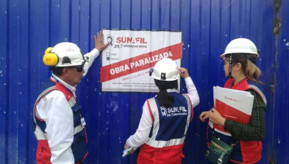 Aproximadamente tres obras de construcción civil en los distritos de Surquillo y La Molina, fueron paralizados por la Sunafil. (Foto: Andina)