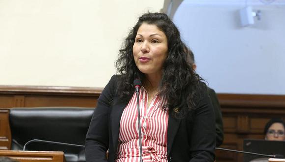 La excongresista de Fuerza Popular, Yesenia Ponce, está detenida en la comisaría de Monterrico, en Surco. (Foto: Congreso de la República)