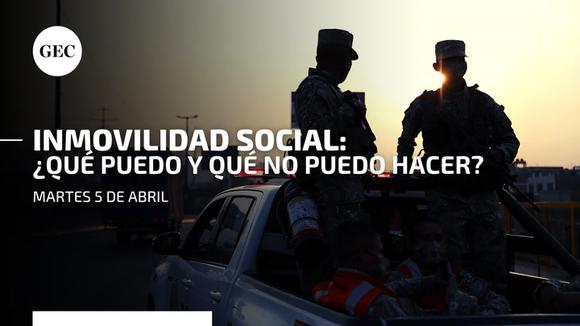 Inmovilización social: lo que puedes y no puedes hacer hoy, martes 5 de abril, en Lima y Callao