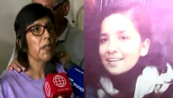 Rosario Aybar, madre de la víctima, pidió a la Morgue Central de Lima acelerar el resultado para determinar que los restos encontrados corresponden al 100% a su hija.  (Composición)