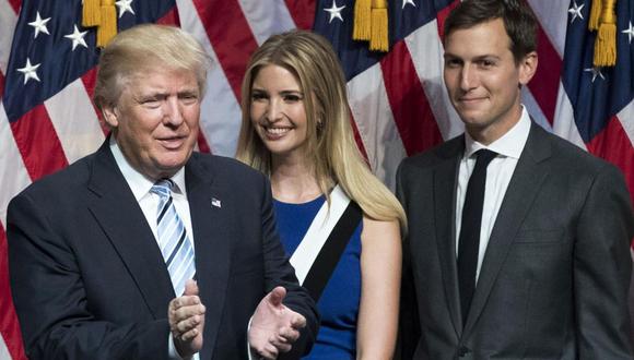 Jared Kushner, un acaudalado propietario de bienes raíces, está casado con la hija de Donald Trump, Ivanka, quien también es asesora presidencial de la Casa Blanca. (Foto: AFP)