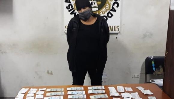 María Paredes fue detenida acusada de robar S/28 mil. (PNP)