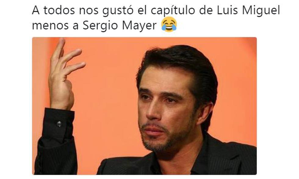 Sergio Mayer es el blanco de burlasy memes tras el capítulo 12 de Luis Miguel, la serie. (USI)