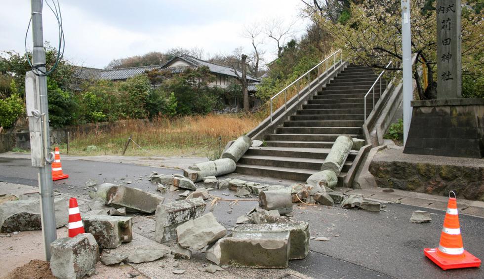 El sismo causó daños materiales en decenas de edificios e infraestructuras de la zona, según el Gobierno de la prefectura de Shimane. (Reuters)