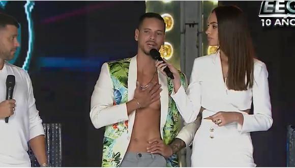 Anthony Aranda durante su presentación en "Esto es guerra". (Foto: Captura América TV).
