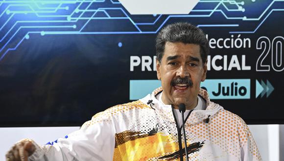 Nicolás Maduro critica a sus detractores.  (Foto de Federico Parra / AFP)