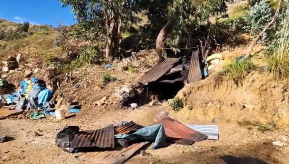 Intervienen y destruyen campamentos de minería ilegal en Huamachuco