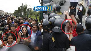 Juntas y revueltas: Policía impidió el ingreso de Sigrid Bazán, Ruth Luque y ‘Chabelita’ a San Marcos
