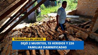 Terrremoto en Loreto: Dejó 2 muertos, 11 heridos y 86 familias damnificadas