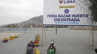 Feria donde fueron reubicados ambulantes de Lima está vacía [VIDEO]