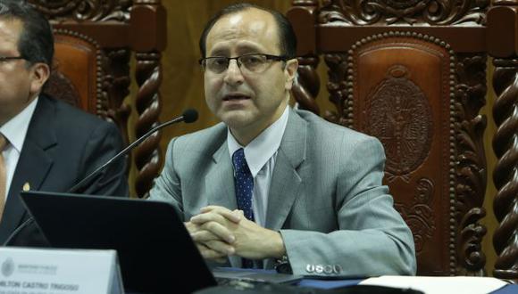 Fiscal Hamilton Castro no asistirá mañana a Comisión Lava Jato . (Anthony Niño de Guzmán/Perú21)