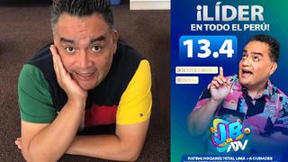 Jorge Benavides celebra rating de JB en ATV: “Regresamos con la frente en alto”