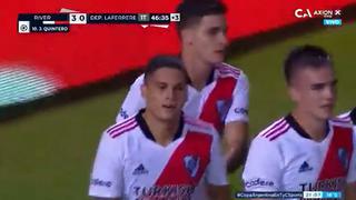 Juanfer Quintero no falló de penal: marcó el 3-0 del River vs. Laferrere [VIDEO]