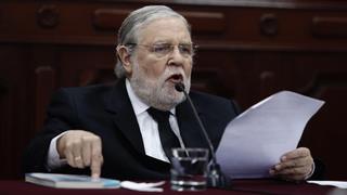 Ernesto Blume: “No he ordenado el proyecto de admisión” de la demanda competencial del Congreso