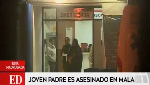 Saúl Josué Espinoza Huamán había acudido hasta Mala para visitar a su hija y fue atacado cuando iba a retornar a Lima. (Captura: América Noticias)
