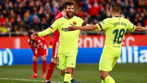 Lionel Messi anotó el 2-0 final ante Girona por LaLiga. (Foto: FC Barcelona)