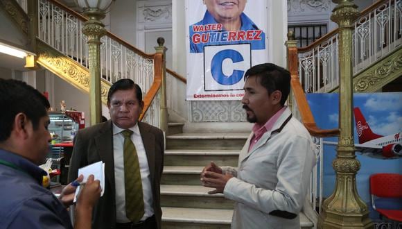 Walter Gutiérrez y Elmer Cáceres coordinarán nombramiento de funcionarios.