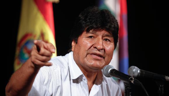 El expresidente de Bolivia, Evo Morales, durante una rueda de prensa en Buenos Aires. Morales ofreció una entrevista al diario alemán Zeit, donde indicó que cometió un error al volver a postular a las elecciones pasadas. (Foto: EFE)