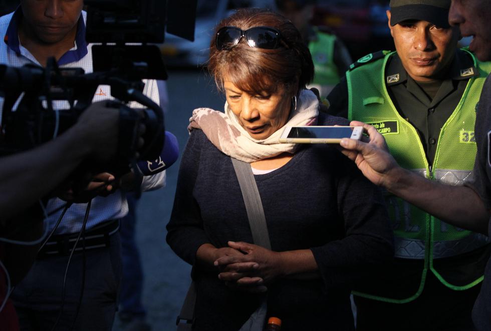 Mariana Reyes, madre de Javier Ortega, uno de los periodistas del Diario el Comercio de Ecuador, llegó a Cali para colaborar con la identificación de los hombres de prensa. (EFE)