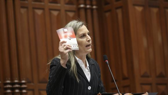 Congreso rechazó admisión de moción de censura contra María del Carmen Alva. (Congreso)