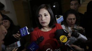 Milagros Salazar: “Comisión de Ética seguirá sesionando pese a retiro de cinco bancadas”