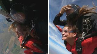 Alejandra Baigorria y su última aventura: “Siempre juré nunca hacer paracaídas, era una fobia que tenía” | VIDEO 
