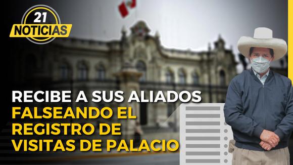 Pedro Castillo recibe a sus aliados falseando el registro de visitas de Palacio