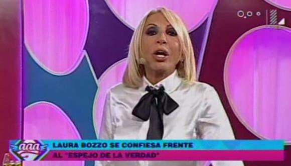 Laura Bozzo: "Me siento regia y Cristian Zuárez se sacó la lotería conmigo". (Captura)