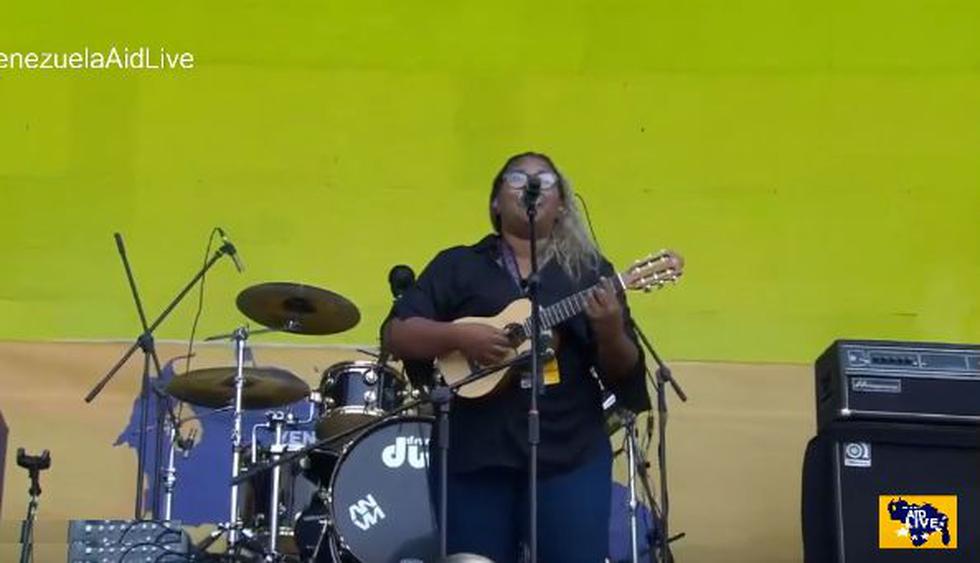 Venezuela Aid Live: Reymar Perdomo inauguró el festival cantando el tema “Me Fui”. (Foto: Captura de video)