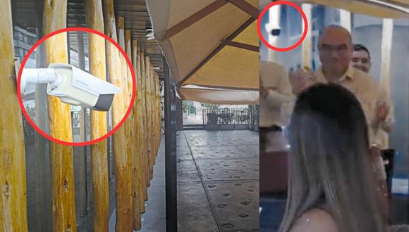 ESTA ES. El video registrado por esta cámara permitirá establecer lo que verdaderamente pasó dentro del restaurante Panchita la tarde del 31 de octubre. (CAPTURA DE VIDEO)