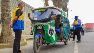 Más de mil mototaxistas informales fueron multados de enero a marzo en el Cercado de Lima