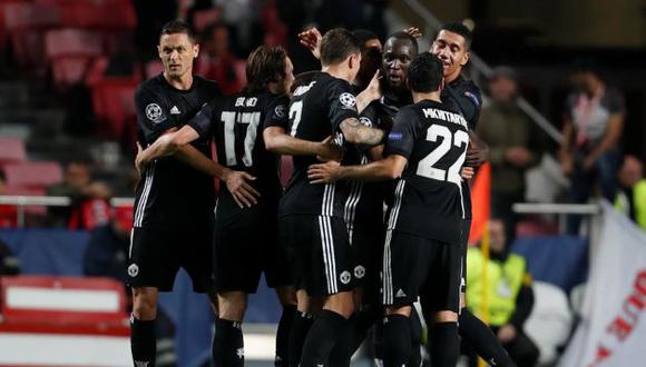 Manchester United ganó 1-0 al Benfica por la Champions League 2017. (Reuters)